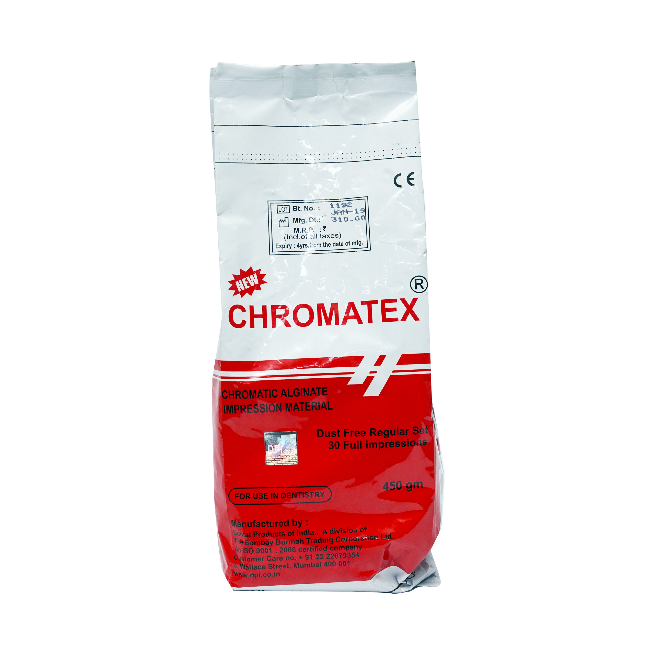 Chromatex Alginate Impression Material